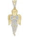 Macy's Men's Diamond Angel Charm Pendant (1/2 ct. t.w.) in 10k Gold